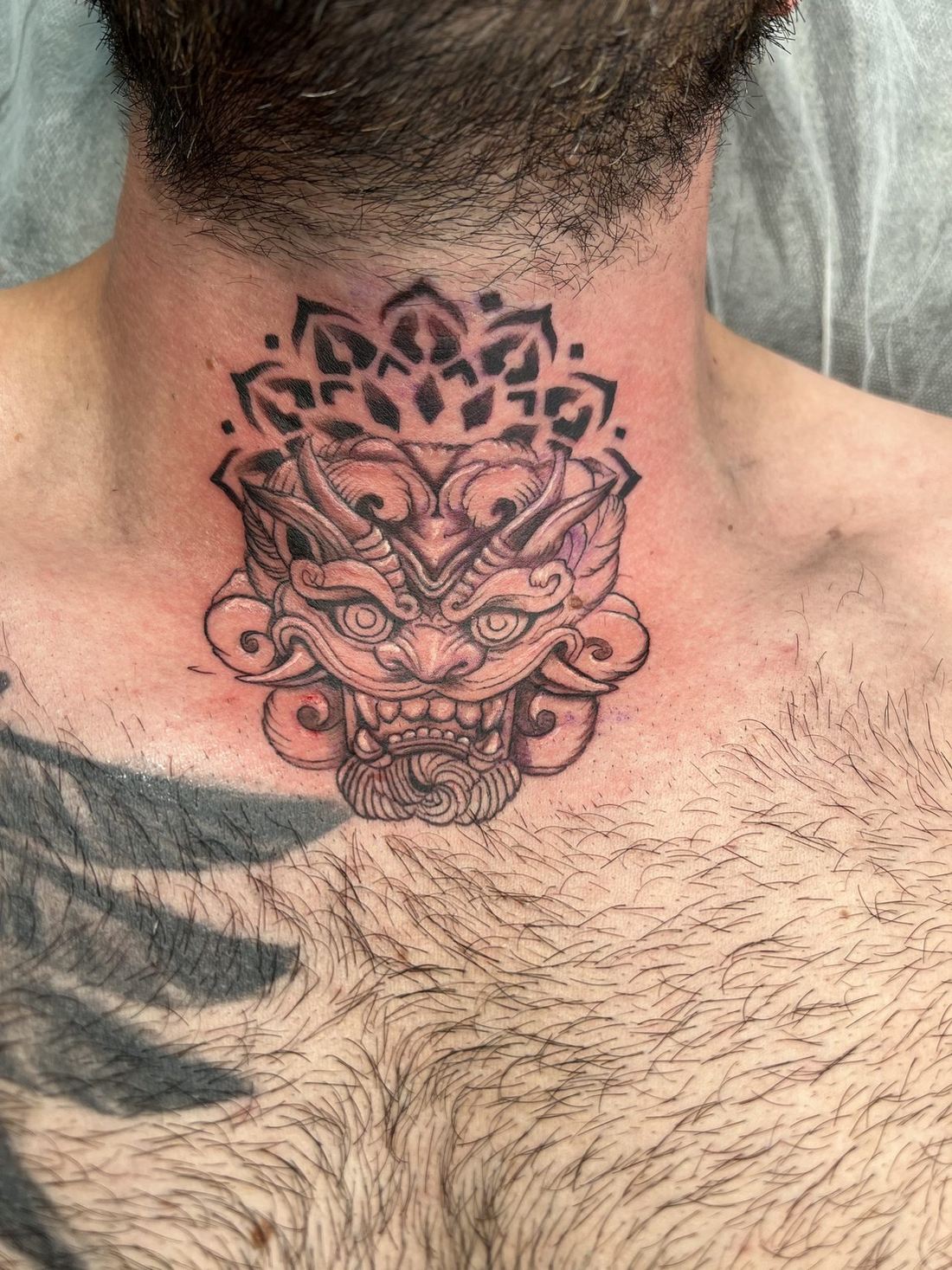 Tattoo: Ornamental — Oni mask